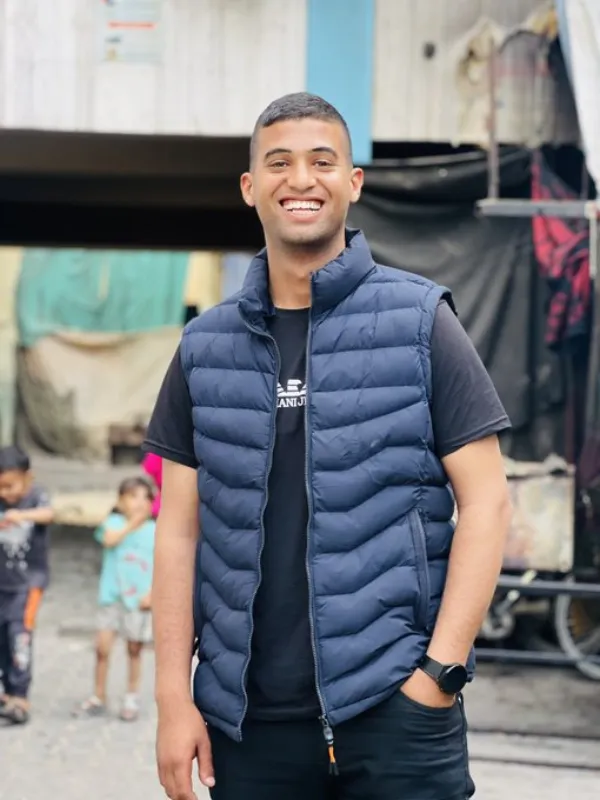 Portrait of Hossam Shabat, Journalist